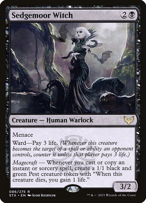 Schilfmoorhexe STX-86 Rare Near Mint Englisch Foil