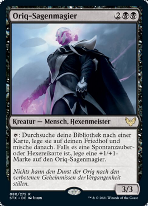 Oriq-Sagenmagier STX-80 Rare Excellent Deutsch