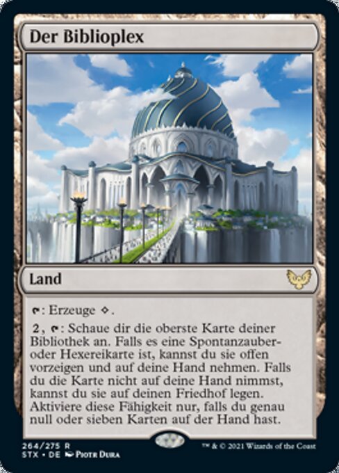 Der Biblioplex STX-264 Rare Near Mint Deutsch Foil