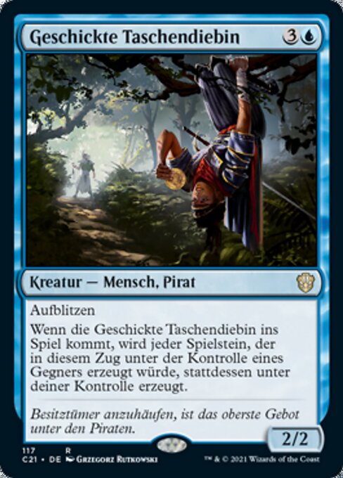 Geschickte Taschendiebin C21-117 Rare Near Mint Deutsch