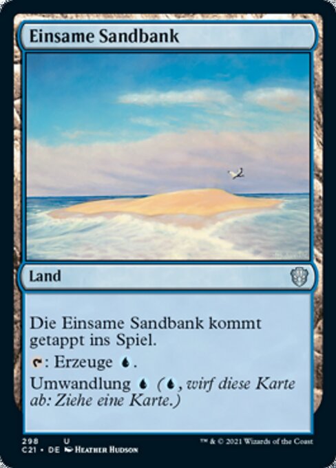 Einsame Sandbank C21-298 Uncommon Near Mint Deutsch