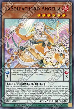 LaSolfakkord Angelia ANGU-DE019 Super Rare Light Played Deutsch 1. Auflage