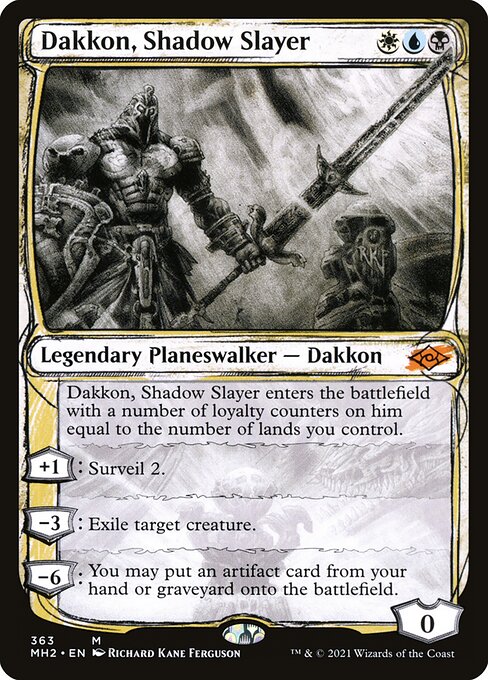 Dakkon, Shadow Slayer XMH2-363 Mythic Excellent Englisch
