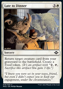 Spät zum Essen MH2-19 Common Near Mint Deutsch Foil