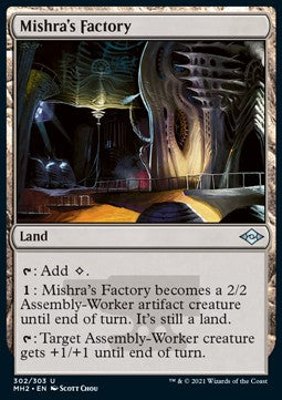 Mishras Fabrik (V.1) MH2-302 Uncommon Near Mint Deutsch Foil