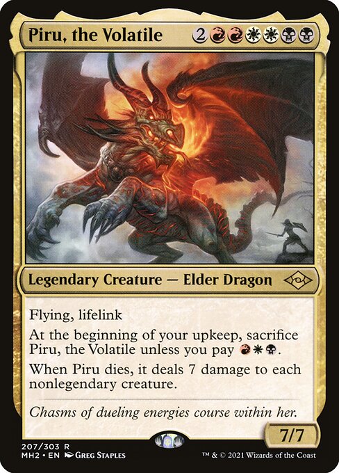 Piru, the Volatile MH2-207 Rare Near Mint Englisch