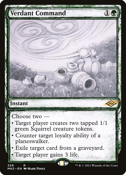 Verdant Command XMH2-359 Rare Excellent Englisch
