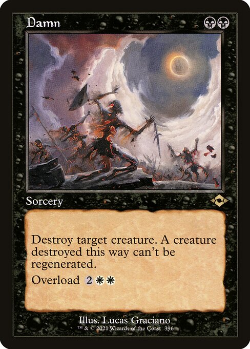 Damn XMH2-396 Rare Near Mint Englisch Foil