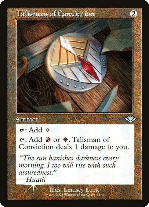 Talisman of Conviction RMH2-33 Uncommon Near Mint Englisch Foil
