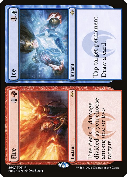 Feuer // Eis (V.1) MH2-290 Rare Excellent Deutsch