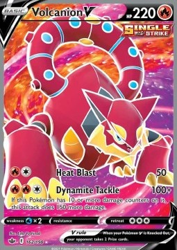 Volcanion V CRE-162 Ultra Rare Near Mint Englisch