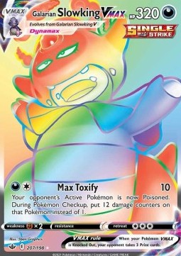 Galarian Laschoking VMAX CRE-207 Secret Rare Near Mint Deutsch