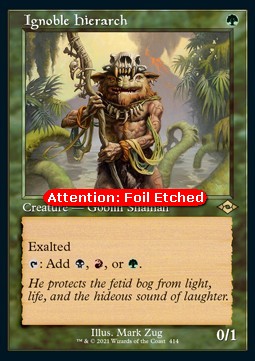 Unedler Hierarch (V.3) XMH2-414 Rare Excellent Englisch Foil