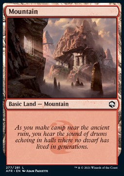 Gebirge (V.4) AFR-277 Land Near Mint Deutsch Foil