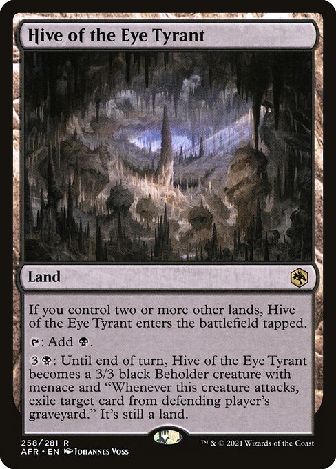 Grotte des Augentyrannen AFR-258 Rare Excellent Englisch Foil