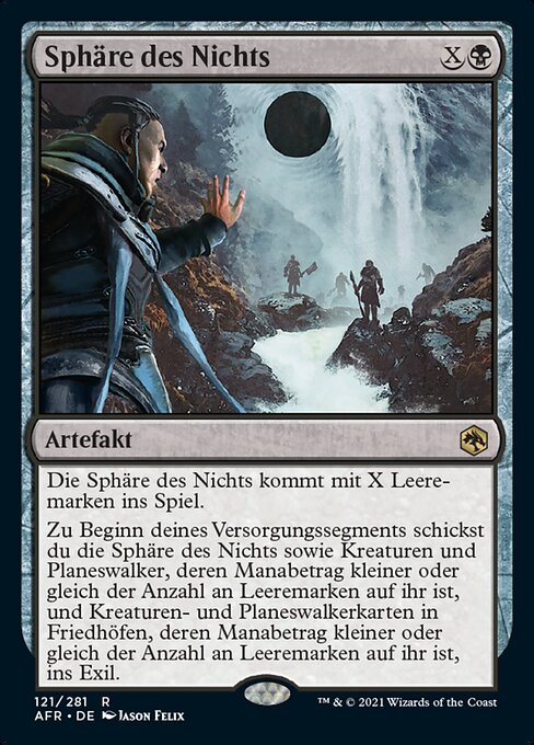 Sphäre des Nichts AFR-121 Rare Near Mint Deutsch