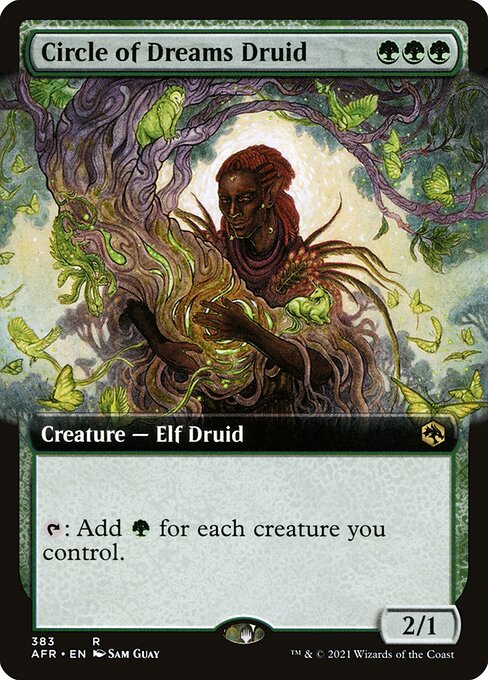 Druide des Zirkels der Träume XAFR-383 Rare Excellent Englisch Foil