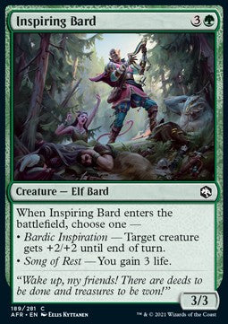 Inspirierender Barde AFR-189 Common Near Mint Deutsch Foil