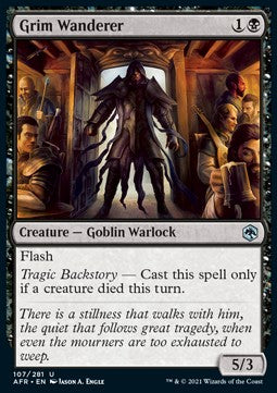 Grimmiger Wanderer AFR-107 Uncommon Near Mint Deutsch Foil