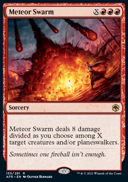 Meteoritenschwarm AFR-155 Rare Excellent Englisch Foil