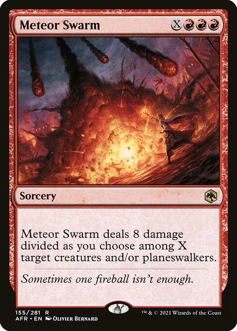Meteor Swarm AFR-155 Rare Excellent Englisch
