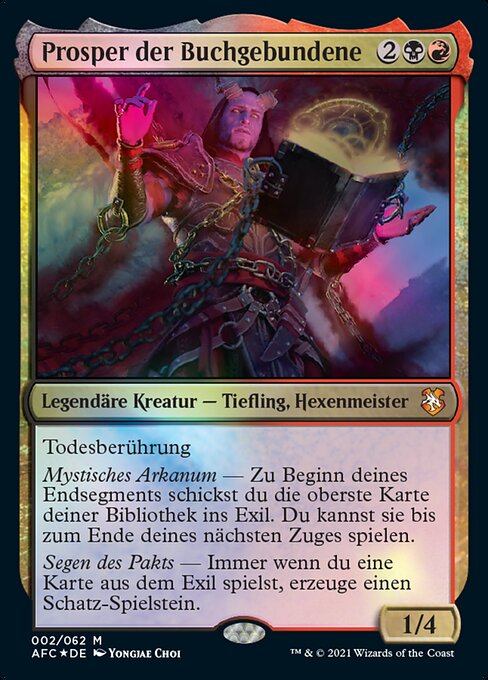 Prosper, Tome-Bound AFC-2 Mythic Excellent Deutsch Foil
