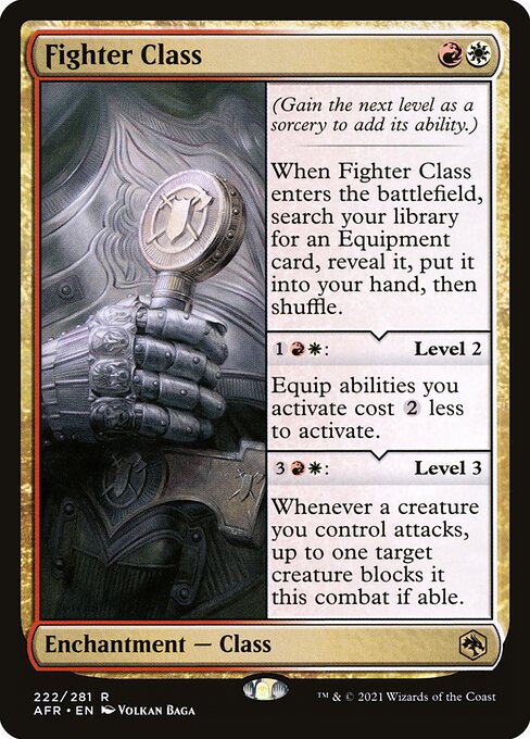 Klasse der Kämpfer AFR-222 Rare Excellent Englisch Foil