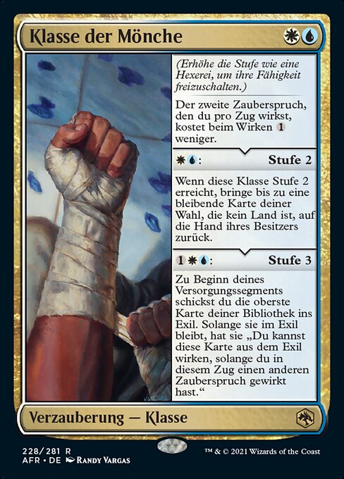Klasse der Mönche AFR-228 Rare Near Mint Deutsch