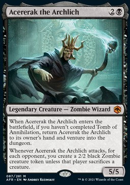 Acererak der Erzlich AFR-87 Mythic Excellent Deutsch