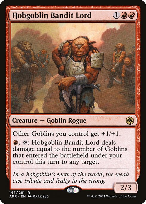 Hobgoblin-Banditenfürst AFR-147 Rare Near Mint Englisch