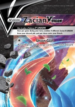 Zacian V-UNION SWSH-163 Promo Near Mint Deutsch