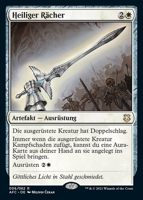 Heiliger Rächer AFC-6 Rare Excellent Deutsch