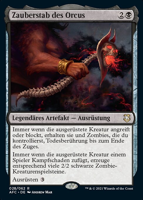 Wand of Orcus AFC-28 Rare Excellent Deutsch