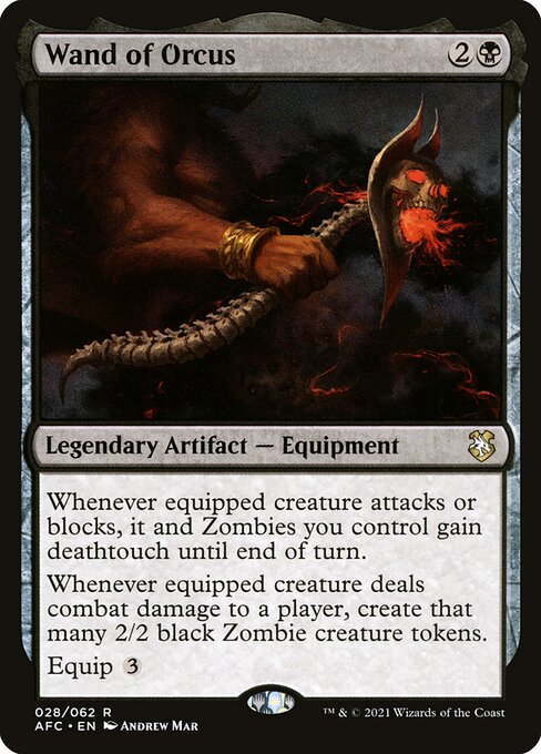 Wand of Orcus AFC-28 Rare Near Mint Englisch