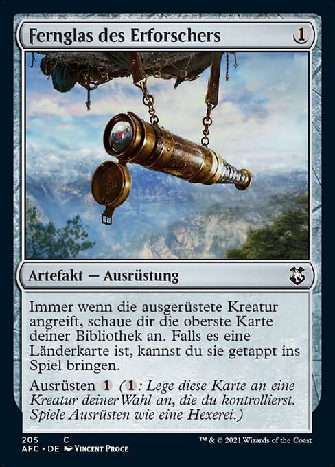 Fernglas des Erforschers AFC-205 Common Excellent Deutsch
