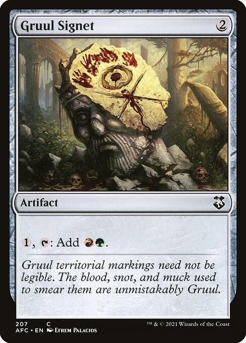 Gruul-Petschaft AFC-207 Common Excellent Englisch