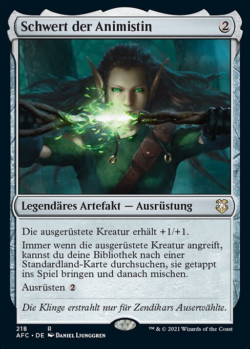 Schwert der Animistin AFC-218 Rare Near Mint Deutsch