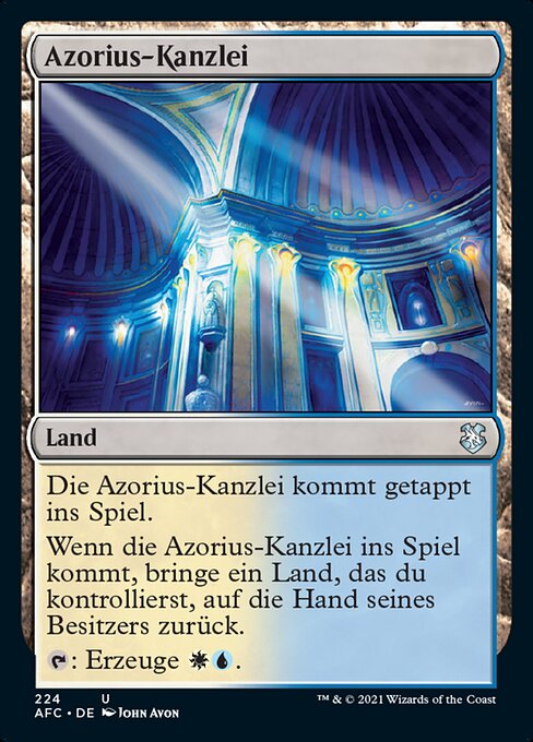 Azorius-Kanzlei AFC-224 Uncommon Excellent Deutsch