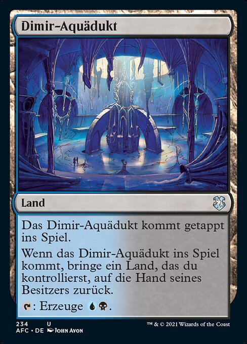 Dimir-Aquädukt AFC-234 Uncommon Near Mint Deutsch
