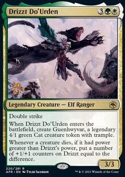 Drizzt Do'Urden (V.1) PAFR-220 Rare Near Mint Deutsch Foil