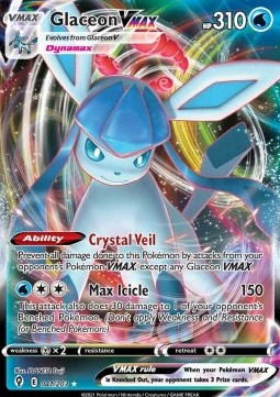 Glaceon VMAX EVS-041 Ultra Rare Near Mint Englisch