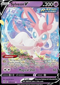 Sylveon V EVS-074 Ultra Rare Excellent Englisch