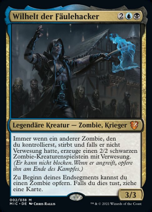 Wilhelt der Fäulehacker (V.1) MIC-2 Mythic Near Mint Deutsch Foil