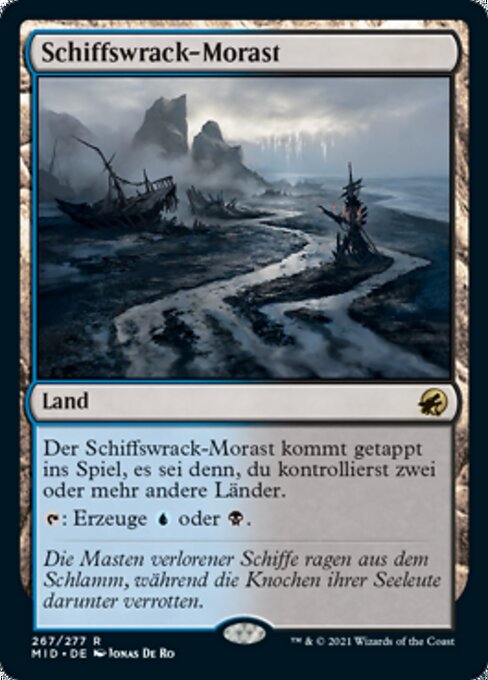 Schiffswrack-Morast MID-267 Rare Near Mint Deutsch