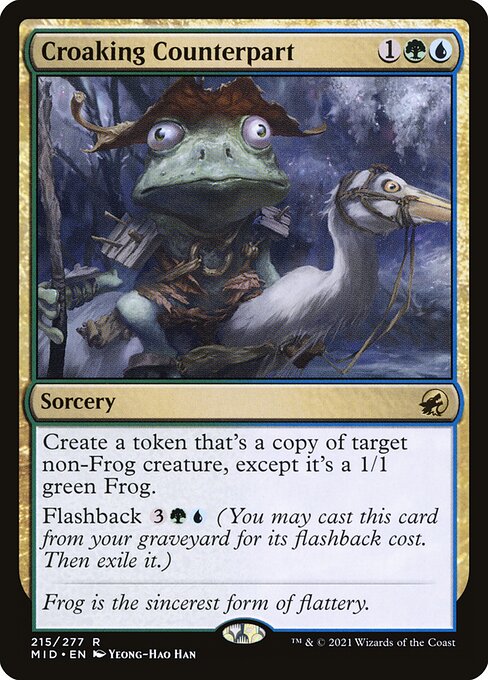 Croaking Counterpart MID-215 Rare Excellent Englisch