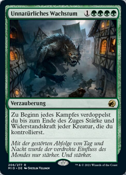 Unnatürliches Wachstum MID-206 Rare Excellent Deutsch
