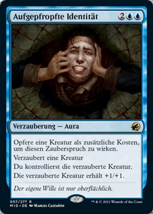Aufgepfropfte Identität MID-57 Rare Excellent Deutsch