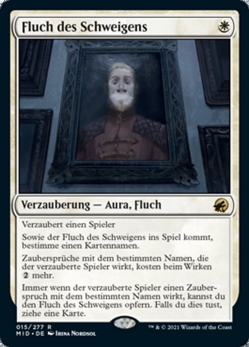 Fluch des Schweigens MID-15 Rare Excellent Deutsch