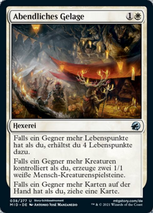Abendliches Gelage MID-38 Uncommon Near Mint Deutsch