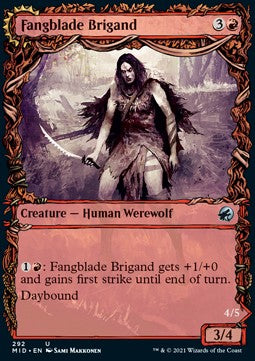 Fangblade Brigand // Fangblade Eviscerator XMID-292 Uncommon Near Mint Deutsch Foil